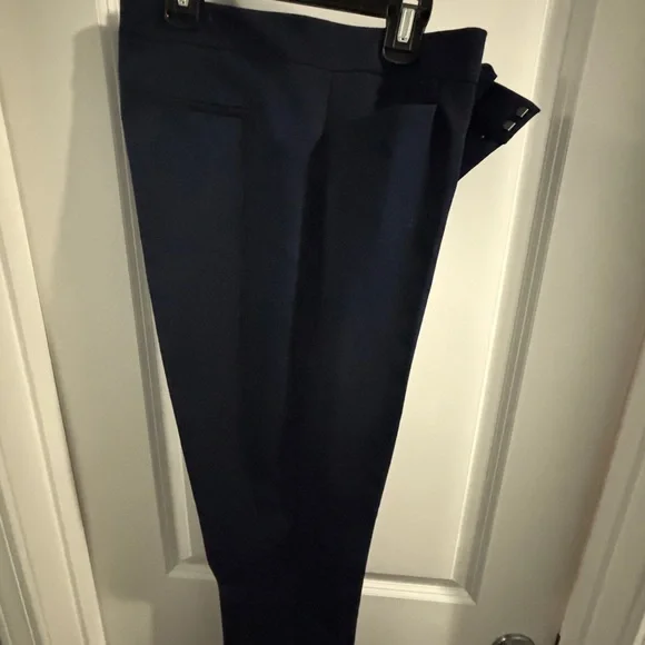 Women’s Dark Blue Business Casual Pants - Picture 4 of 4